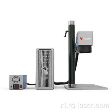 Mini handheld CO2 lasermarkeermachine op kunststoffen